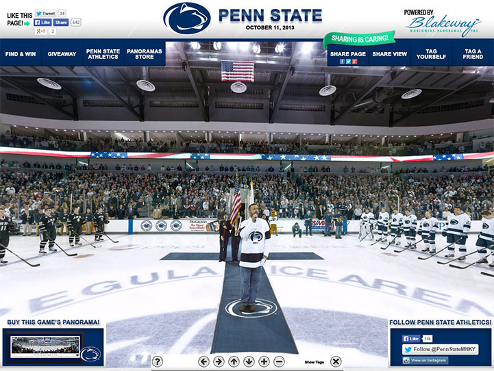 Penn State Nittany Lions 360 Gigapixel Fan Photo