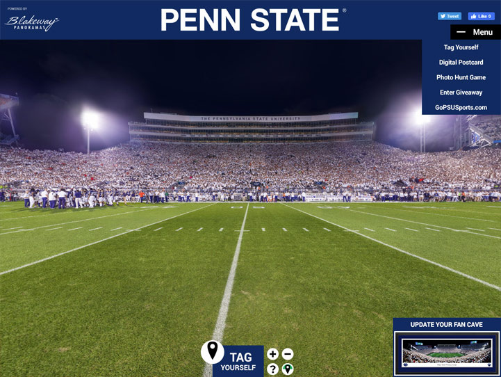 Penn State Nittany Lions 360 Gigapixel Fan Photo