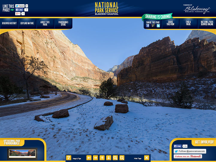 Zion National Park 360 Gigapixel Fan Photo