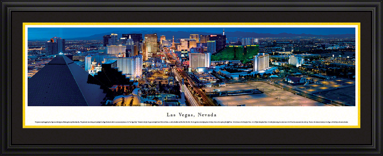 Las Vegas, Nevada Night Skyline Panorama - Twilight