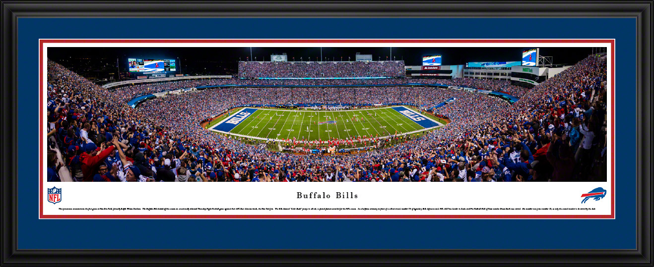 Buffalo Bills Panoramic Fan Cave Picture - New Era Field NFL Panorama