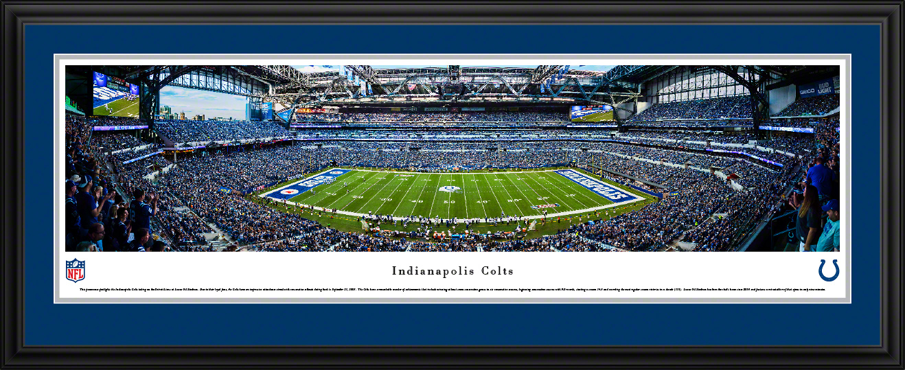Indianapolis Colts Panoramic Picture - Lucas Oil Stadium Panorama