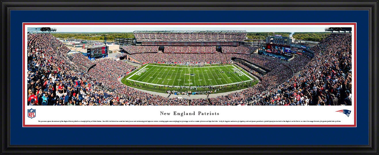 New England Patriots Panoramic Picture - Gillette Stadium