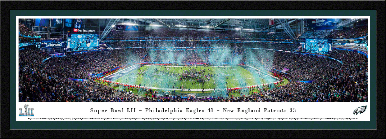 2018 Super Bowl LII Panoramic Picture - Philadelphia Eagles - Super Bowl 52
