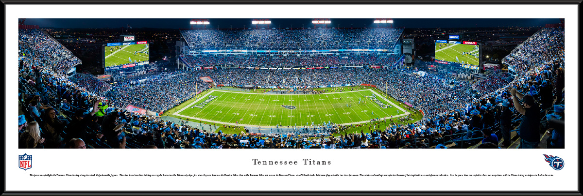 Tennessee Titans Panoramic Picture Frame - NFL Wall Decor