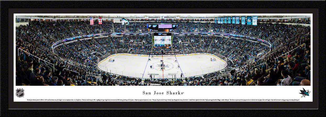  San Jose Sharks Panoramic Picture - SAP Center