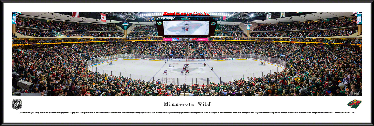 Minnesota Wild Panoramic Picture - Xcel Energy Center