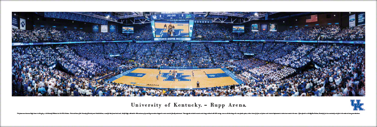 Kentucky Wildcats Basketball Panorama - Rupp Arena Panoramic Picture