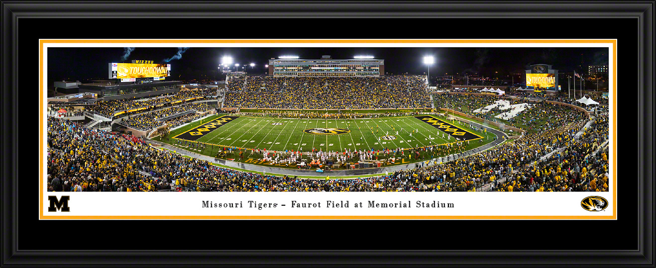 Missouri Tigers Football Panoramic Poster - Faurot Field Picture