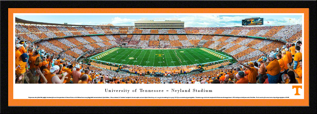 Tennessee Volunteers Panoramic Picture - Neyland Stadium Football Wall Art
