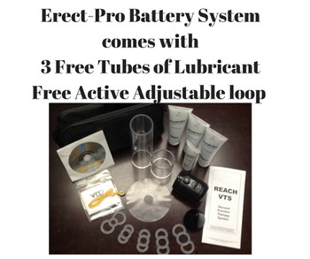 Erect-Pro Battery System 3 Free Tubes of Lube & Free VED Actis Adjustable Loop Erect-Pro Battery System 3 Free Tubes of Lube & Free VED Actis Adjustable Loop