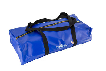 Ground Set Bag, Blue Vinyl, Web Shoulder Style Carry Handle Ground Set Bag, Blue Vinyl, Web Shoulder Style Carry Handle