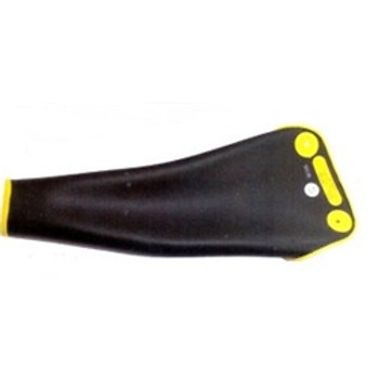 Salisbury Dipped Sleeve - Class 3 - Yellow/Black Extra Curve Elbow ## D3LYB-EC ## Salisbury Dipped Sleeve - Class 3 - Yellow/Black Extra Curve Elbow ## D3LYB-EC ##