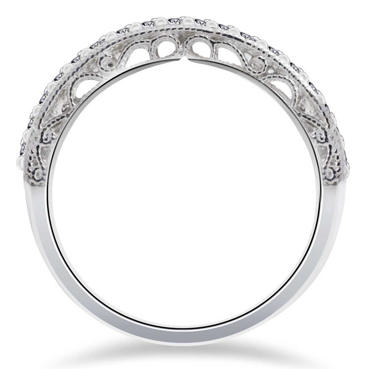 1 2 Ct Vivian Lab Created Diamond Wedding Ring 14k White Gold 1 2 Ct Vivian Lab Created Diamond Wedding Ring 14k White Gold F Vs
