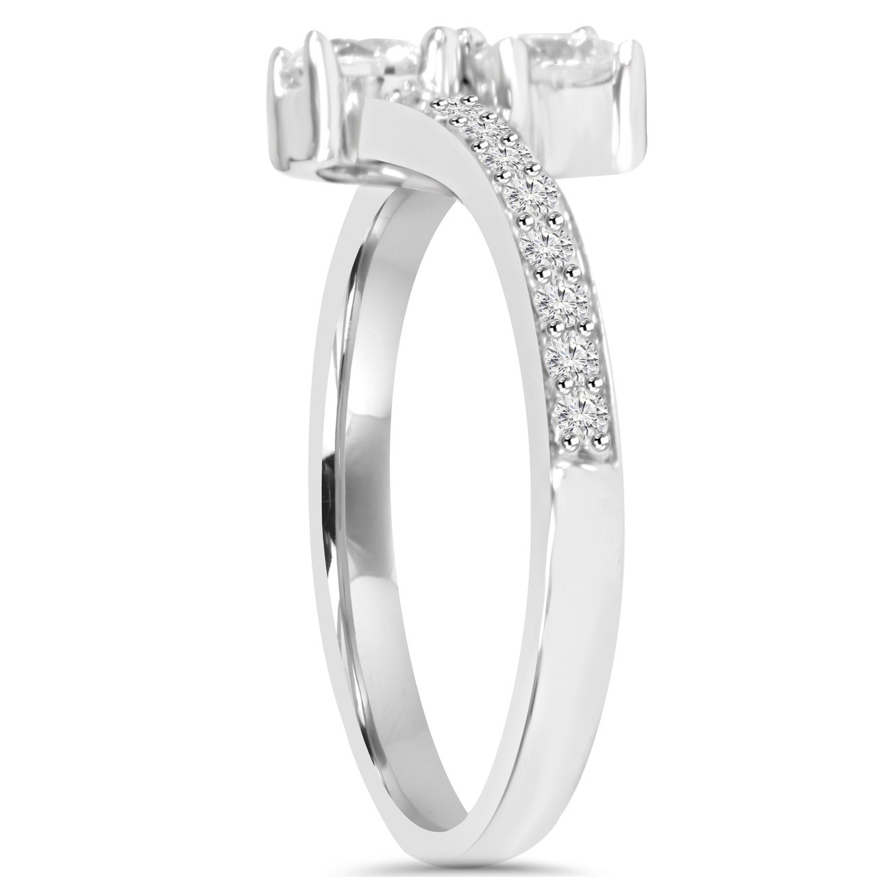 1ct 2 Stone Forever Us Lab Created Diamond Engagement Ring 14k White 1ct 2 Stone Forever Us Lab Created Diamond Engagement Ring 14k White Gold G H Vs2 Si1