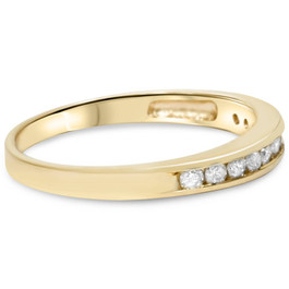 14k Yellow Gold 3/4ct Round Solitaire Diamond Engagement Ring