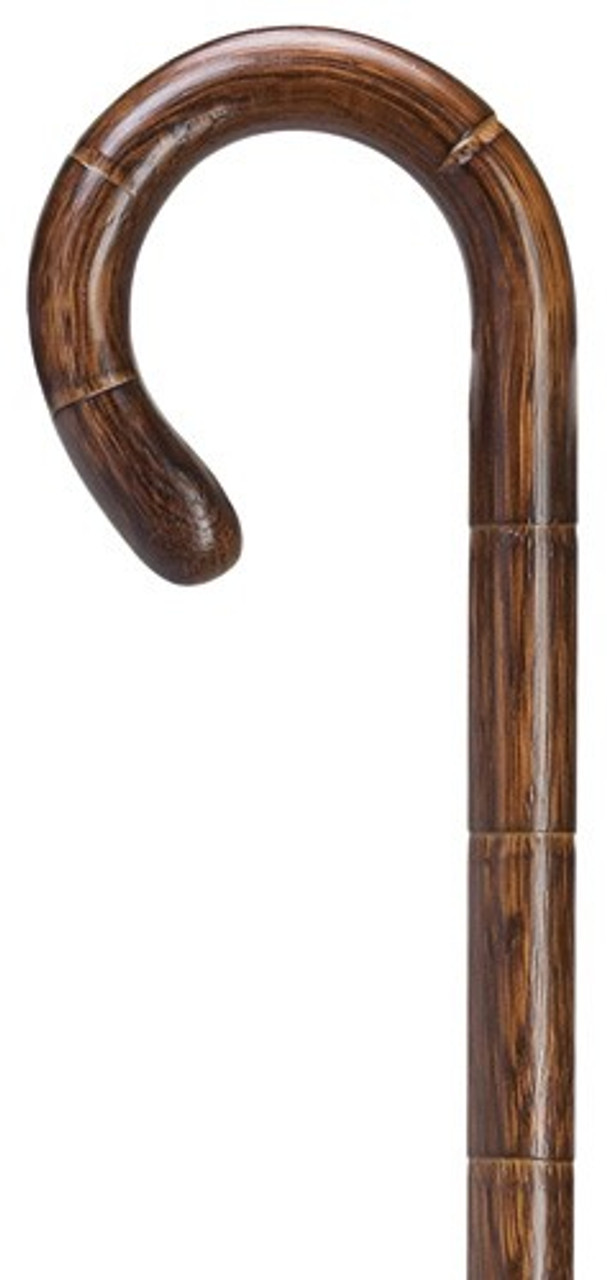 Extra Long Crook Handle Genuine Solid Oak Walking Cane Exquisite Walking Canes 2164