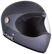 Grey Matte W/ Clear Visor | S1 Lifer Full Face Helmet Specs: • Specially formulated EPS Fusion Foam • Certified Multi-Impact (ASTM) • Certified High Impact (CPSC) • 5x More Protective Than Regular Skate Helmets • Deep Fit Design