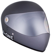 Grey Matte W/ Mirror Visor | S1 Lifer Full Face Helmet Specs: • Specially formulated EPS Fusion Foam • Certified Multi-Impact (ASTM) • Certified High Impact (CPSC) • 5x More Protective Than Regular Skate Helmets • Deep Fit Design