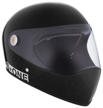 Black Gloss Glitter W/ Clear Visor | S1 Lifer Full Face Helmet Specs: • Specially formulated EPS Fusion Foam • Certified Multi-Impact (ASTM) • Certified High Impact (CPSC) • 5x More Protective Than Regular Skate Helmets • Deep Fit Design
