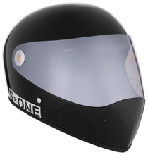 Black Gloss Glitter W/ Mirror Visor | S1 Lifer Full Face Helmet Specs: • Specially formulated EPS Fusion Foam • Certified Multi-Impact (ASTM) • Certified High Impact (CPSC) • 5x More Protective Than Regular Skate Helmets • Deep Fit Design