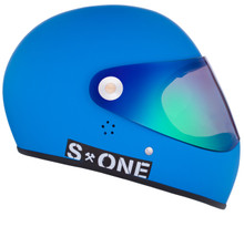 Cyan Matte W/ Mirror Visor | S1 Lifer Full Face Helmet Specs: • Specially formulated EPS Fusion Foam • Certified Multi-Impact (ASTM) • Certified High Impact (CPSC) • 5x More Protective Than Regular Skate Helmets • Deep Fit Design
