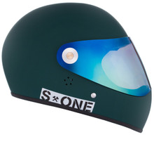 Dark Green Matte W/ Mirror Visor | S1 Lifer Full Face Helmet Specs: • Specially formulated EPS Fusion Foam • Certified Multi-Impact (ASTM) • Certified High Impact (CPSC) • 5x More Protective Than Regular Skate Helmets • Deep Fit Design