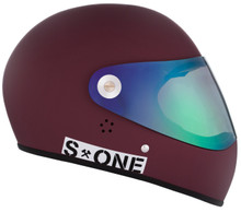 Maroon Matte W/ Mirror Visor | S1 Lifer Full Face Helmet Specs: • Specially formulated EPS Fusion Foam • Certified Multi-Impact (ASTM) • Certified High Impact (CPSC) • 5x More Protective Than Regular Skate Helmets • Deep Fit Design