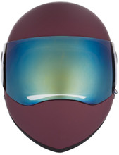 Maroon Matte W/ Mirror Visor | S1 Lifer Full Face Helmet Specs: • Specially formulated EPS Fusion Foam • Certified Multi-Impact (ASTM) • Certified High Impact (CPSC) • 5x More Protective Than Regular Skate Helmets • Deep Fit Design
