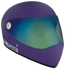 Purple Matte W/ Iridium Visor | S1 Lifer Full Face Helmet Specs: • Specially formulated EPS Fusion Foam • Certified Multi-Impact (ASTM) • Certified High Impact (CPSC) • 5x More Protective Than Regular Skate Helmets • Deep Fit Design
