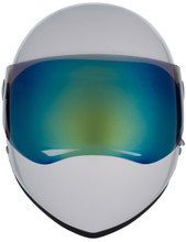 White Gloss W/ Mirror Visor | S1 Lifer Full Face Helmet Specs: • Specially formulated EPS Fusion Foam • Certified Multi-Impact (ASTM) • Certified High Impact (CPSC) • 5x More Protective Than Regular Skate Helmets • Deep Fit Design