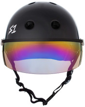The Lifer w/ Visor Gen 2's new In Mold Mounting System will allow you to take the Visor on and off and replace if needed featuring a Strap Rivet hole for a flush and secure mount. Our patented "Cover Catcher" that will allow for multiple helmet covers to be easily put on and off without slipping up or flying off.