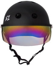 The Lifer w/ Visor Gen 2's new In Mold Mounting System will allow you to take the Visor on and off and replace if needed featuring a Strap Rivet hole for a flush and secure mount. Our patented "Cover Catcher" that will allow for multiple helmet covers to be easily put on and off without slipping up or flying off.