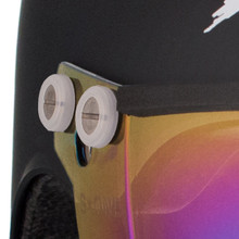 The Lifer w/ Visor Gen 2's new In Mold Mounting System will allow you to take the Visor on and off and replace if needed featuring a Strap Rivet hole for a flush and secure mount. Our patented "Cover Catcher" that will allow for multiple helmet covers to be easily put on and off without slipping up or flying off.
