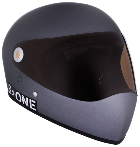 Grey Matte W/ Tint Visor | S1 Lifer Full Face Helmet Specs: • Specially formulated EPS Fusion Foam • Certified Multi-Impact (ASTM) • Certified High Impact (CPSC) • 5x More Protective Than Regular Skate Helmets • Deep Fit Design