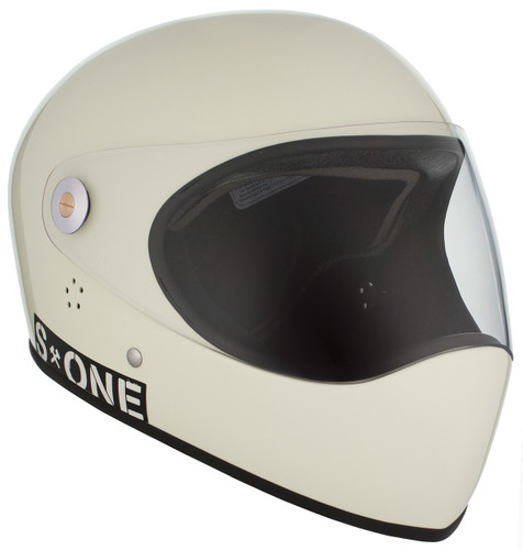 Moto White Gloss W/ Clear Visor | S1 Lifer Full Face Helmet Specs: • Specially formulated EPS Fusion Foam • Certified Multi-Impact (ASTM) • Certified High Impact (CPSC) • 5x More Protective Than Regular Skate Helmets • Deep Fit Design