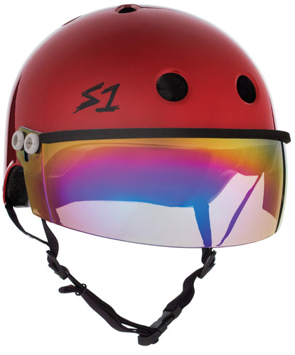 The Lifer w/ Visor Gen 2's new In Mold Mounting System will allow you to take the Visor on and off and replace if needed featuring a Strap Rivet hole for a flush and secure mount. Our patented "Cover Catcher" that will allow for multiple helmet covers to be easily put on and off without slipping up or flying off.