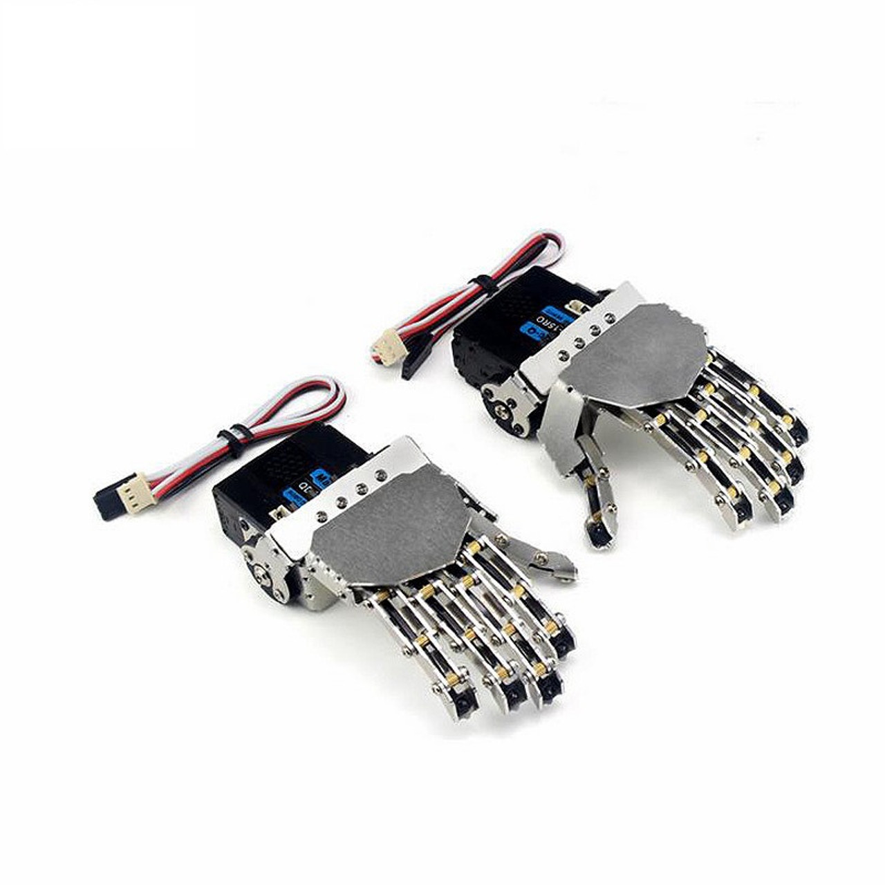 robot hand five fingers metal manipulator arm mini bionic hand