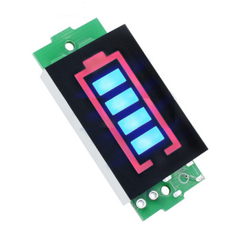 3S 3 Series Lithium Battery Capacity Indicator Module 12.6V Blue Display Electric Vehicle Battery Power Tester Li-po Li-ion 3S 3 Series Lithium Battery Capacity Indicator Module 12.6V Blue Display Electric Vehicle Battery Power Tester Li-po Li-ion