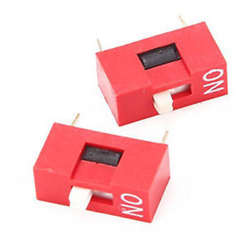 Slide Type Switch Module 1-Bit 2.54mm 1 Position Way DIP Red Pitch Slide Type Switch Module 1-Bit 2.54mm 1 Position Way DIP Red Pitch