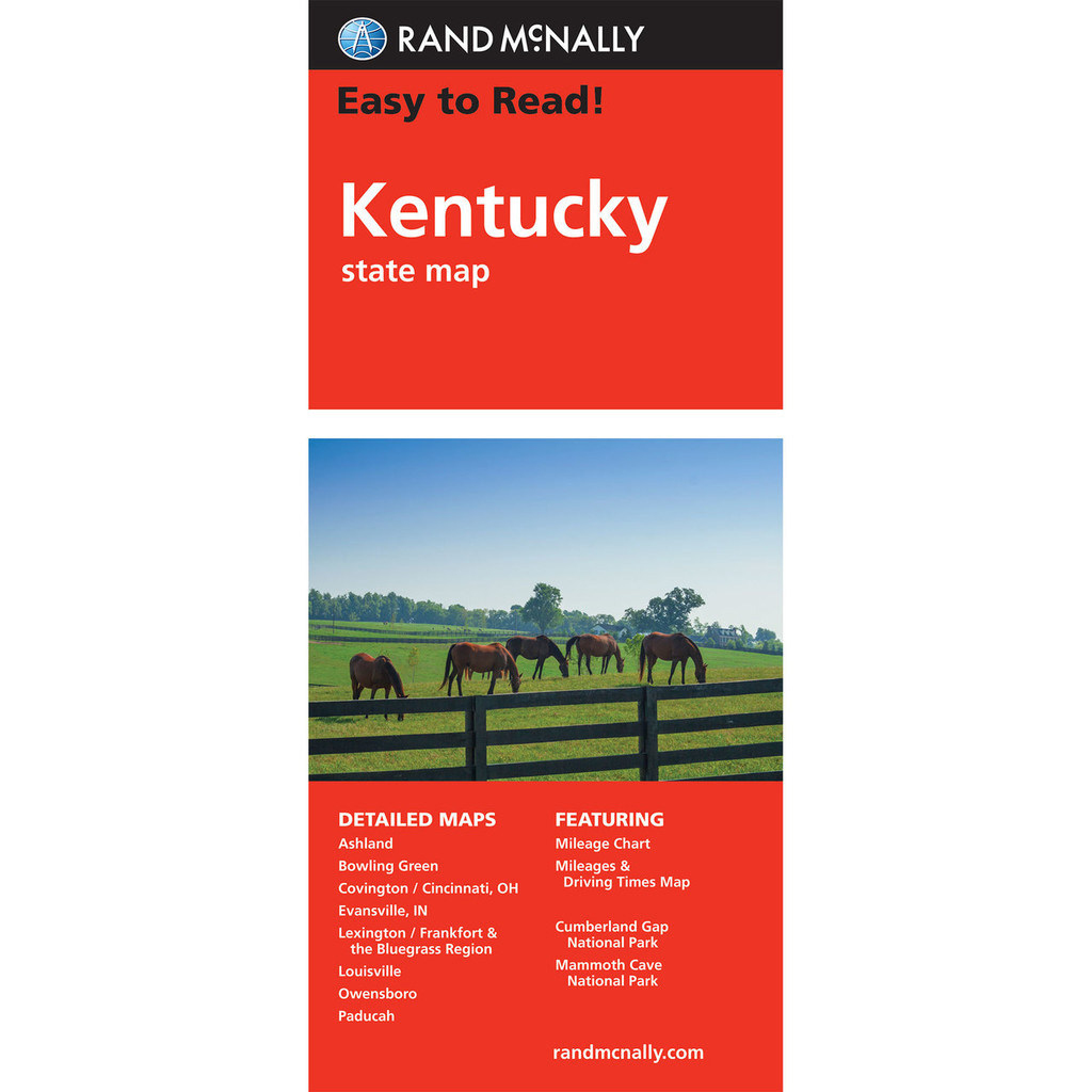 Easy To Read: Kentucky State Map