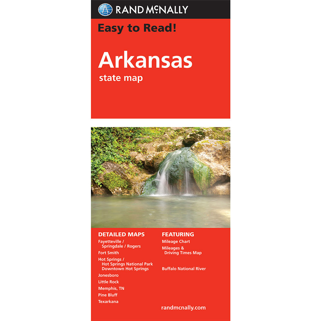 Easy To Read: Arkansas State Map