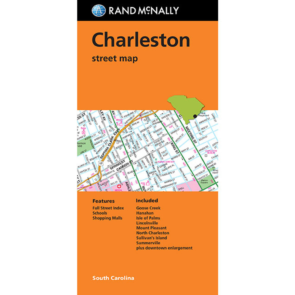 Folded Map: Charleston Street Map