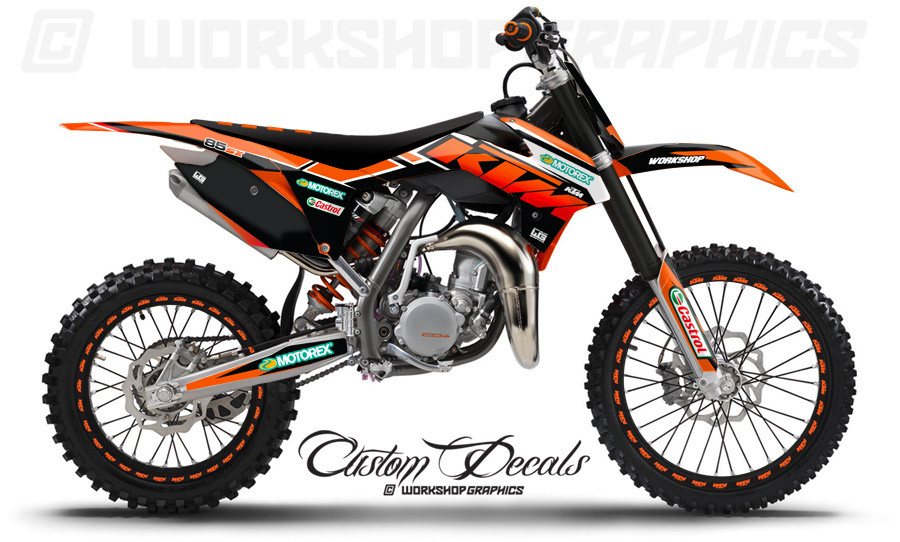 KTM 85 SX Moto Graphics Kit Graphics