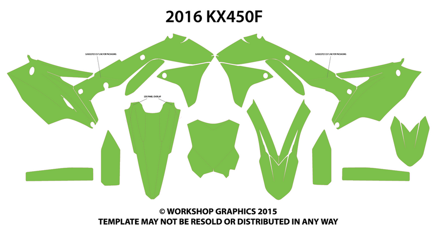 2016 KXF 450 Template 2016 KXF 450 Template