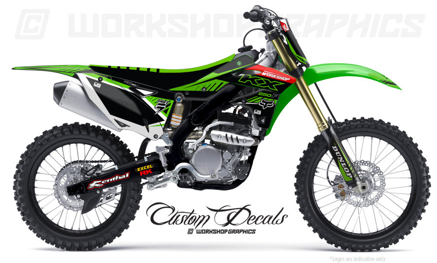 Kawasaki KX250F MX Graphics Kawasaki KX250F MX Graphics