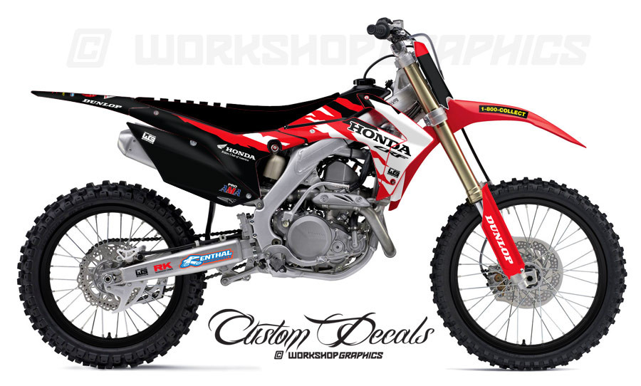 Honda CRF Custom Graphics Kit Honda CRF Custom Graphics Kit