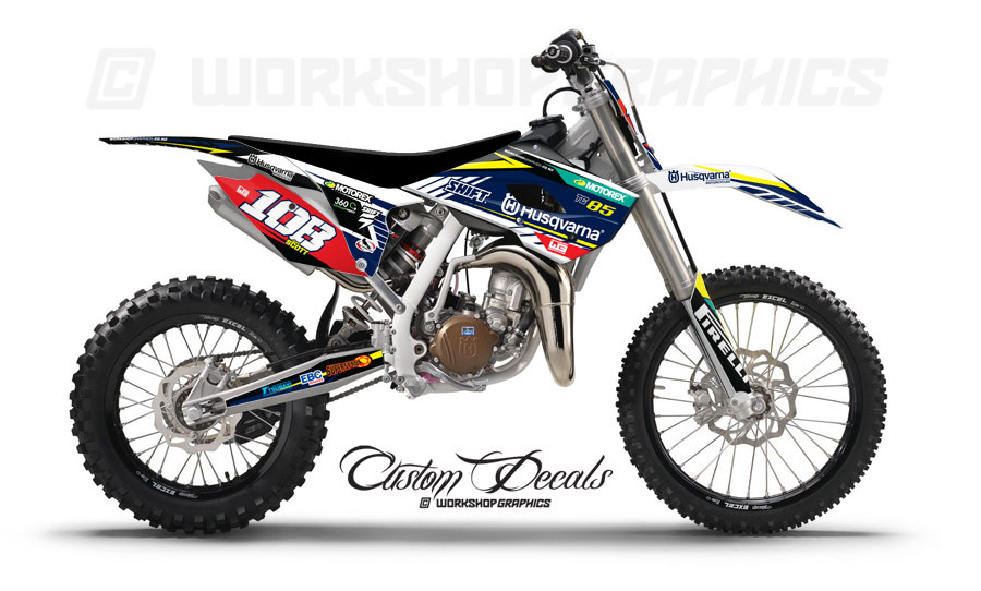 Husqvarna 85 Race Graphic Husqvarna 85 Race Graphic