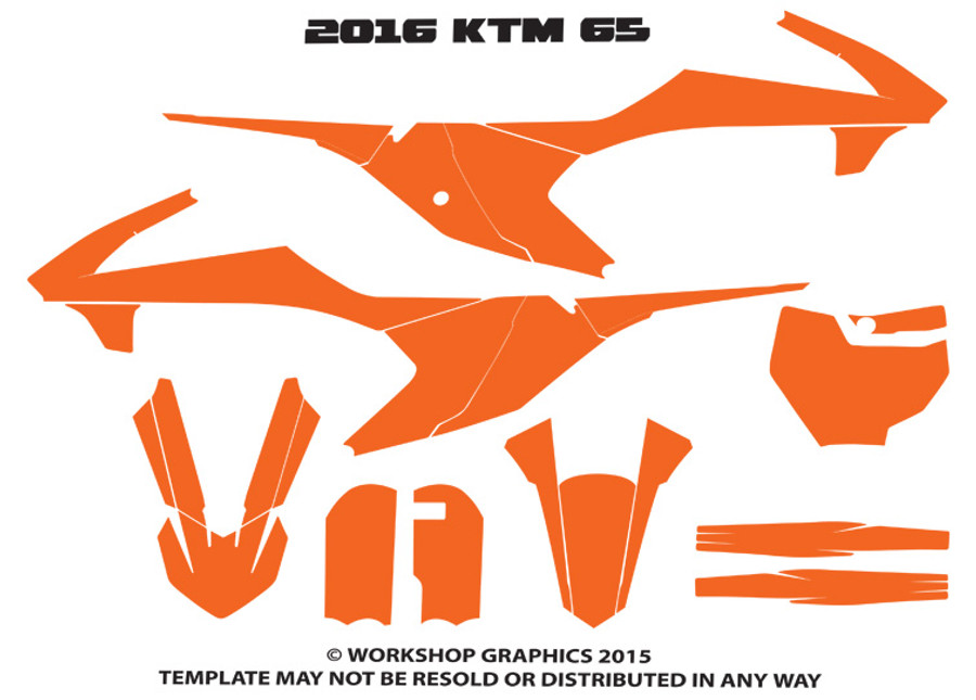 2016 KTM 65 Template 2016 KTM 65 Template