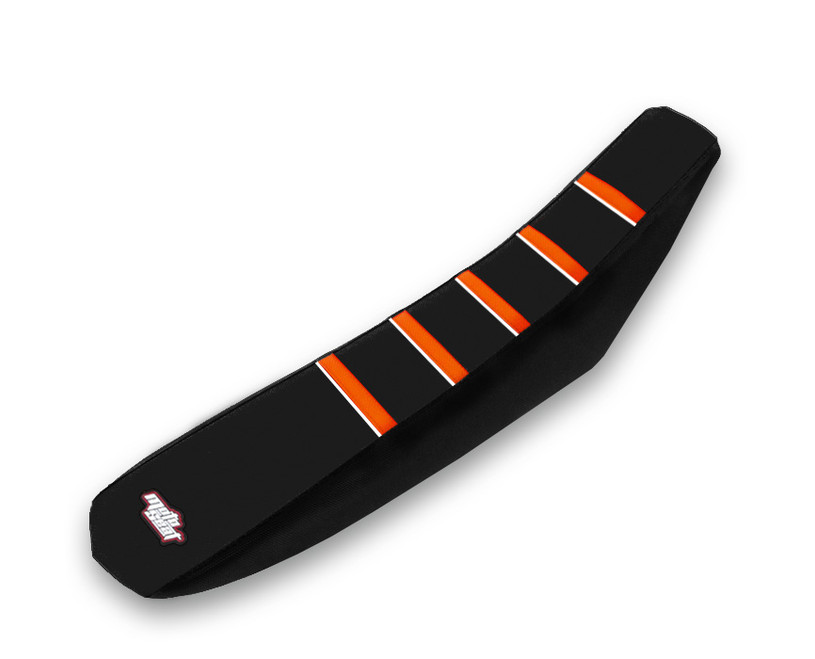 Motoseat Orange/White Rib 16-18 KTM Motoseat Orange/White Rib 16-18 KTM